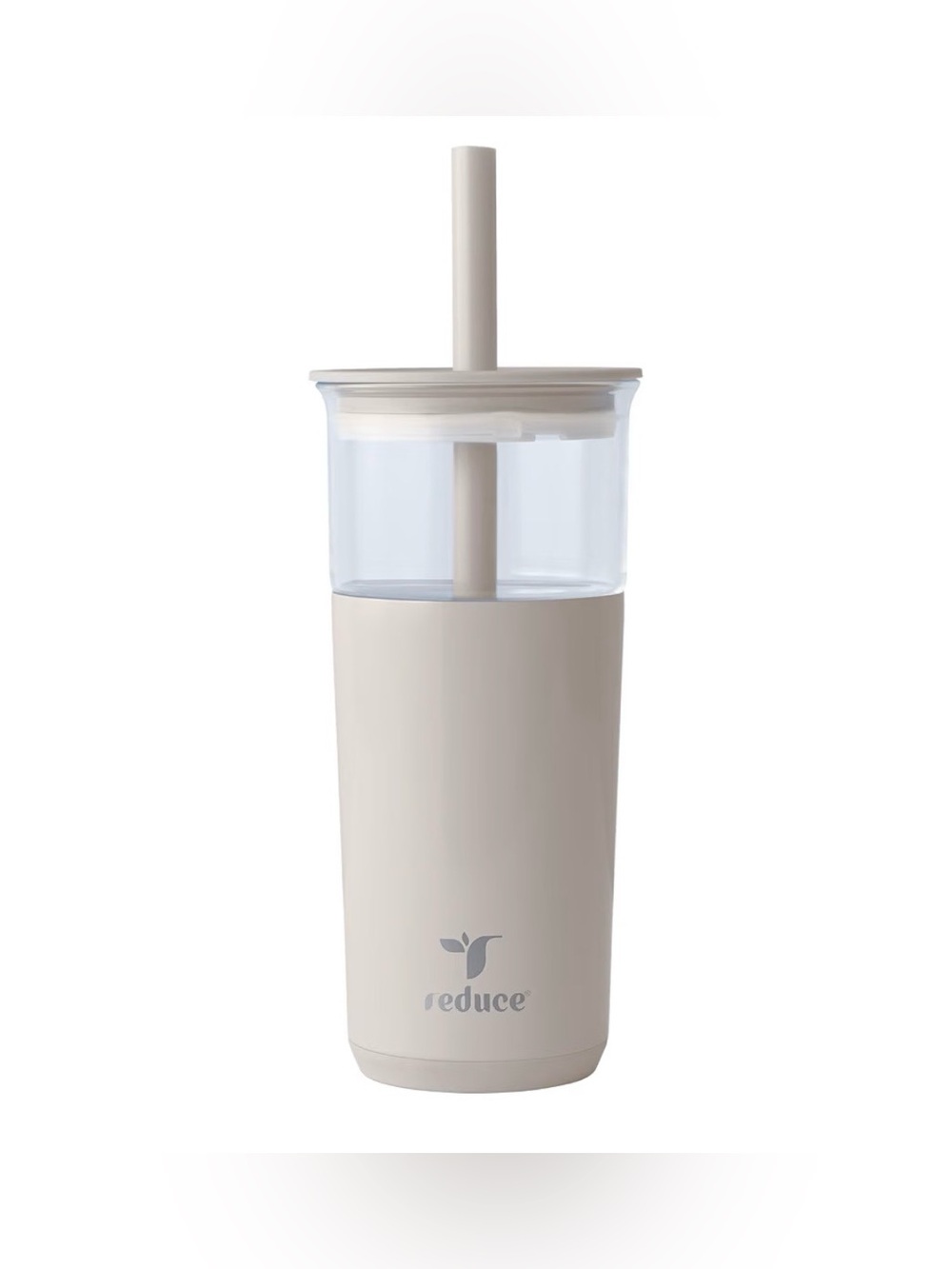 Reduce Reusable Straw Tumbler – Cream